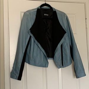 Buffalo Blue Faux Leather Jacket